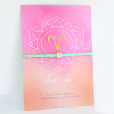 Zodiac sign bracelet