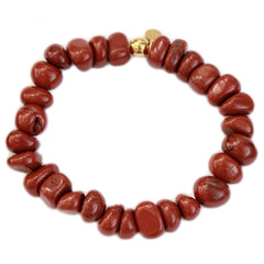 Pulsera de jaspe rojo