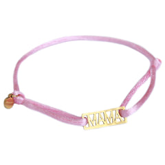 Armband mama roze goud