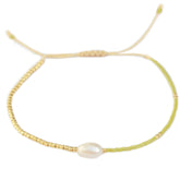 Bracelet miyuki pearl olive