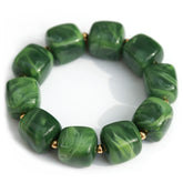 Armband cube olive