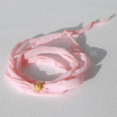 Pulsera Sari wrap rosa