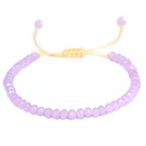 Bracelet facet lilac