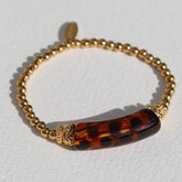 Armband fine penne luipaard