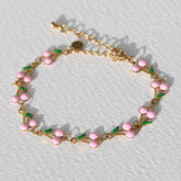 Armband kirsch rosa