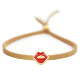 Bracelet doux baiser or