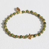 Bracelet en pierre précieuse tortue serpentine