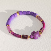 Pulsera tortuga morada