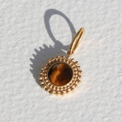 Tiger eye charm