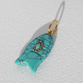 Charm fish turquoise