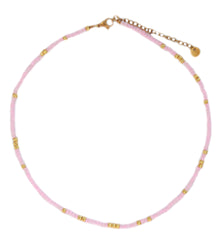 Choker miyuki pink
