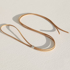 Choker Navajo beige silber