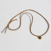 Suède choker tigereye