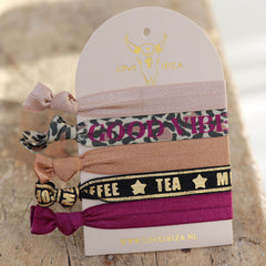 Ibiza elastiekjes Coffee Tea vibes
