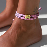 Bracelet de cheville style bandana - choisissez votre couleur!