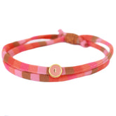Anklet wrap peach moon