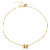 Golden necklace with initial of your choice