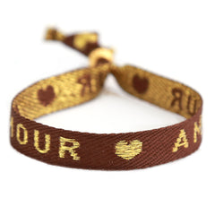 Pulsera tejida amor