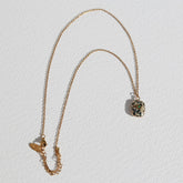 Gouden ketting element stone dalmatiër