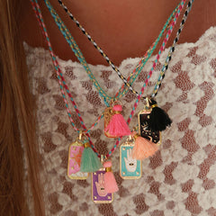 Necklace gypsy black moon