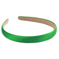 Hair band satin green