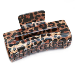 Hair clip dark leopard