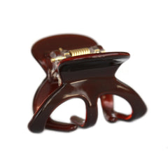Hair clip grip brown