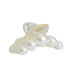 Hair clip mini pearl ivory