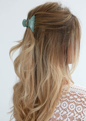 Hair clip strass olive