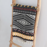 Hammam towel aztec black