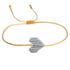 Armband silver heart