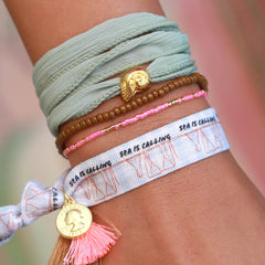 Armband Sari wrap pistache