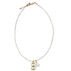 Collier œil blanc gitan