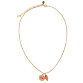 Gold chain mystic soul eye orange