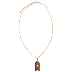 Necklace amulet fish