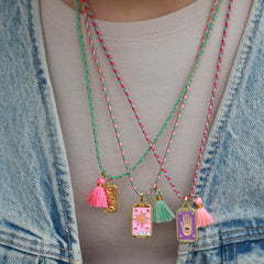 Collar gitano amuleto luna