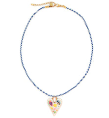 Necklace heart eye smiley
