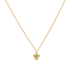 Gouden ketting met schildpad