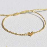 Love Ibiza Herzarmband gold gereht