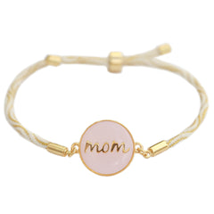 Bracelet mom or blanc