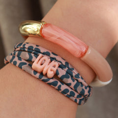 Pulsera Leopard Love - ¡Elige tu propio color!