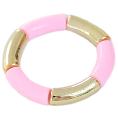 Brazalete pluma oro rosa