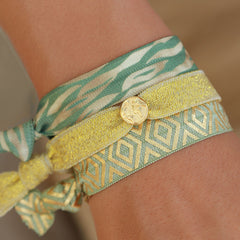 Ibiza-Gummibänder Olive globe