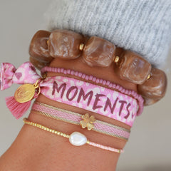 Armband miyuki parel rose