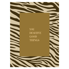 Postkaart You deserve good things