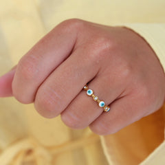 Anillo de oro para el mal de ojo