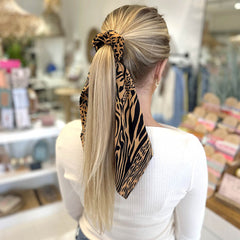 Bufanda scrunchie animal