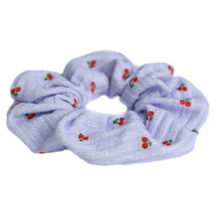Scrunchie cherry purple