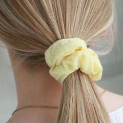 Scrunchie jersey yellow