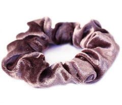 Velvet scrunchie pale